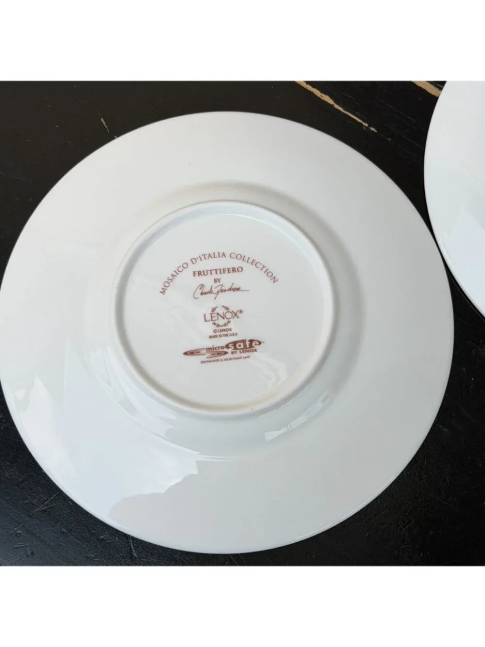 Lenox Mosaico d'Italia Fruttifero Salad Dessert Plate Lot OF 2